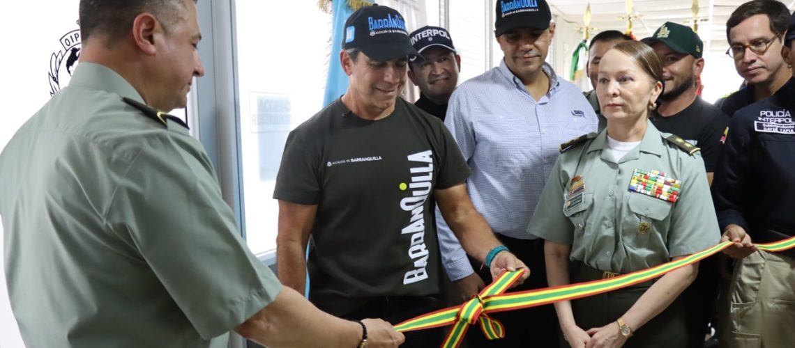 Entrega sede Interpol en Barranquilla
