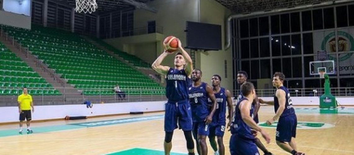 Entreno selección colombia básquet