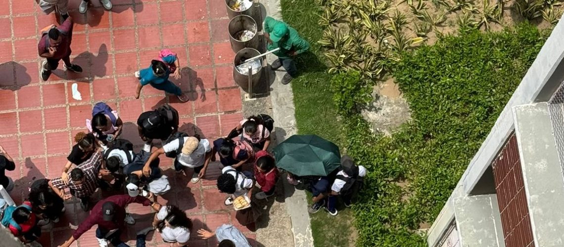 Estudianre cae bloque Universidad Atlántico