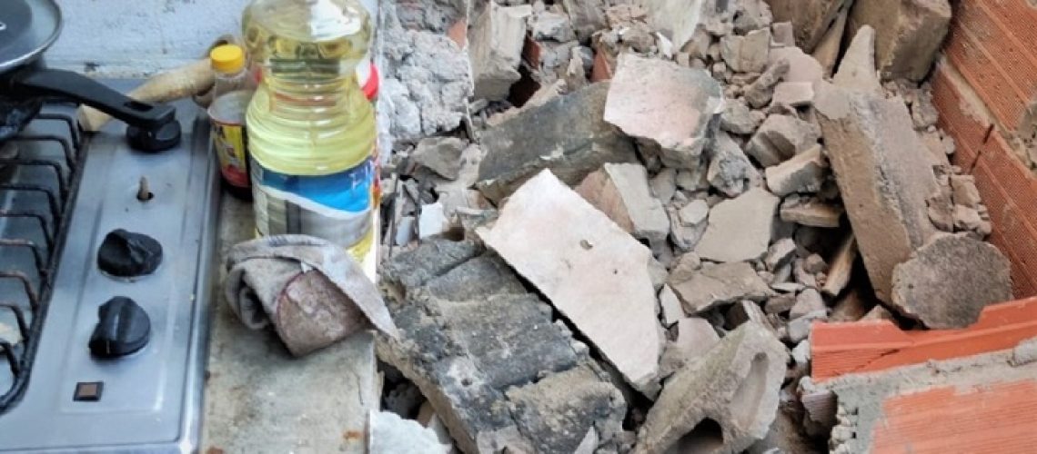 Explosión en el barrio Santa María DESTACADA