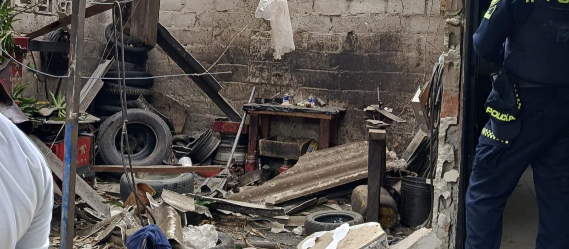 Explosión llantería Juan de Acosta