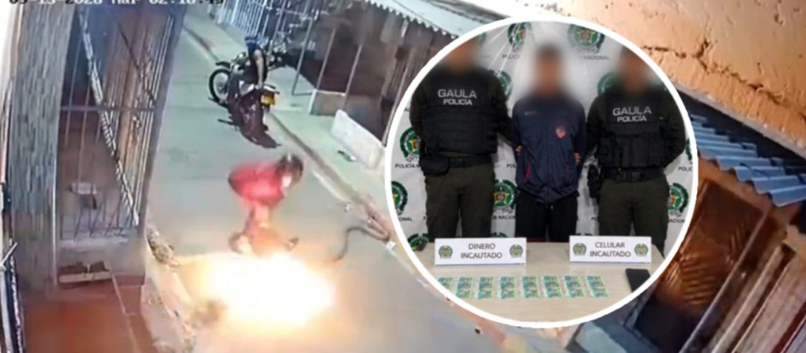 Extorsionista capturado por prender fachada 7 de A