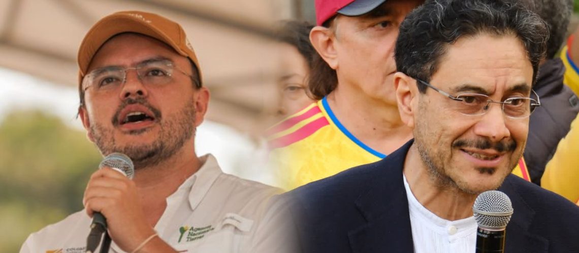 Felipe Harman e Iván Cepeda