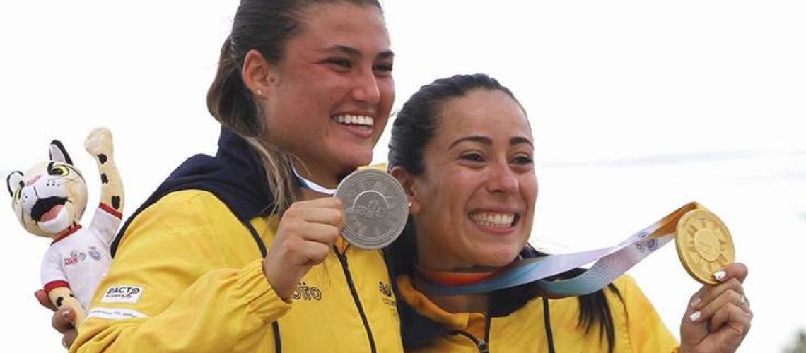 Ganriela Bolle y Mariana Pajón