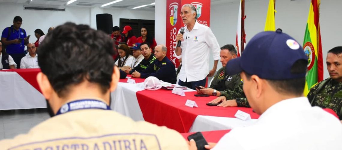 Gobernador Eduardo Verano apertura de elecciones en Atlántico