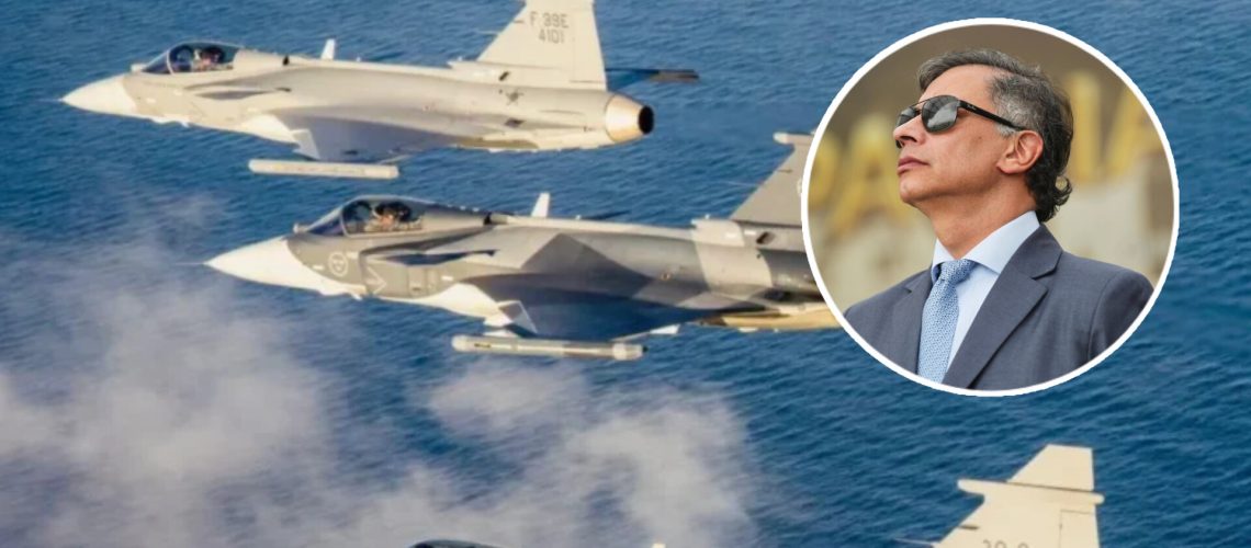 Gobierno Petro aviones Gripen