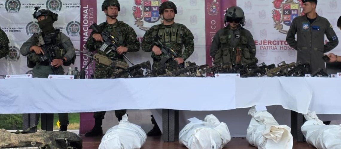 Guerrilleros abatidos por el Ejército