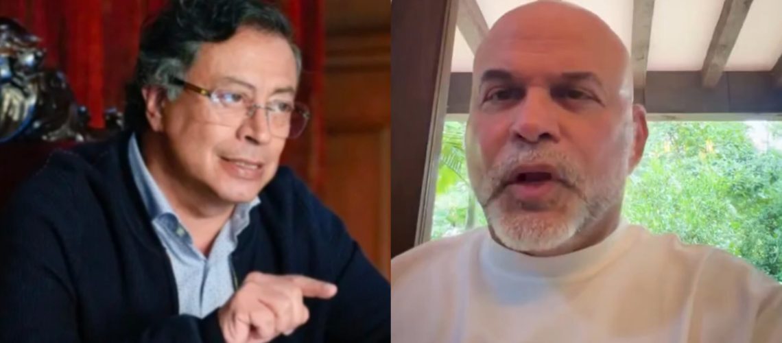 Gustavo Petro y Salvatore Mancuso