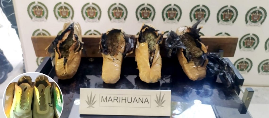 Hallan marihuana en zapatos (2)