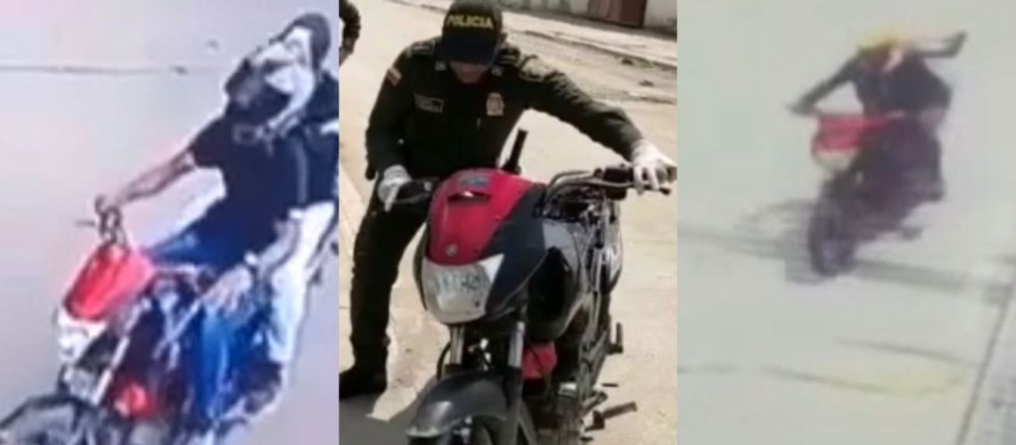Hallaron motocicleta donde se movilizaban homicidas de conductores en Barranquilla