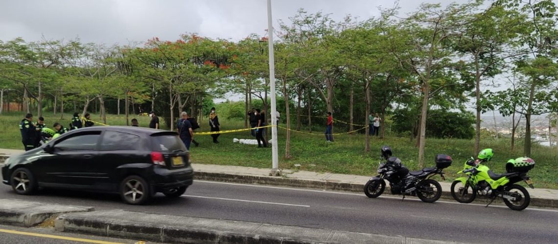 Hallazgo cadáver carrera 38, barrio El Rubí de Barranquilla