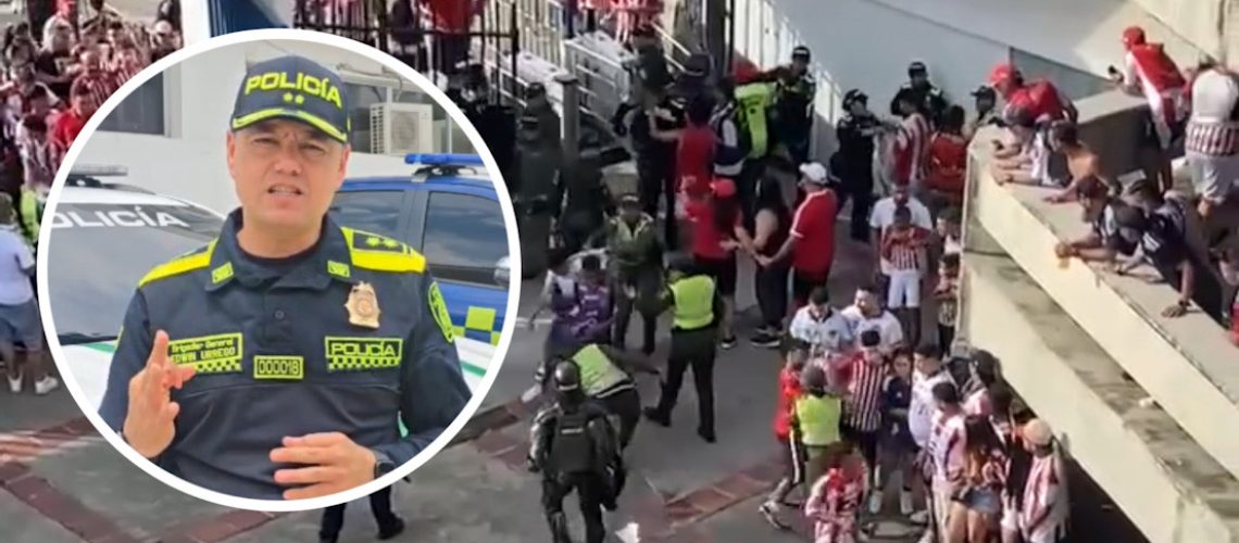 Heridos riña estadio Metropolitano