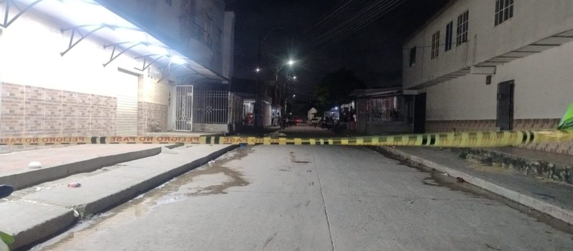 Homicidio Diego Armando Santana en el barrio El Bosque