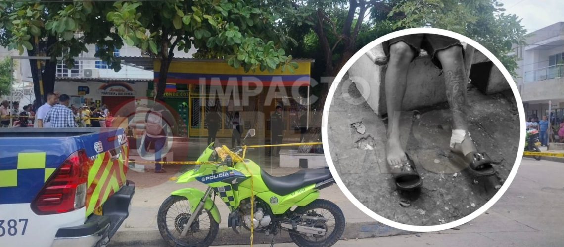 Homicidio El Pueblito Barranquilla foto (2)