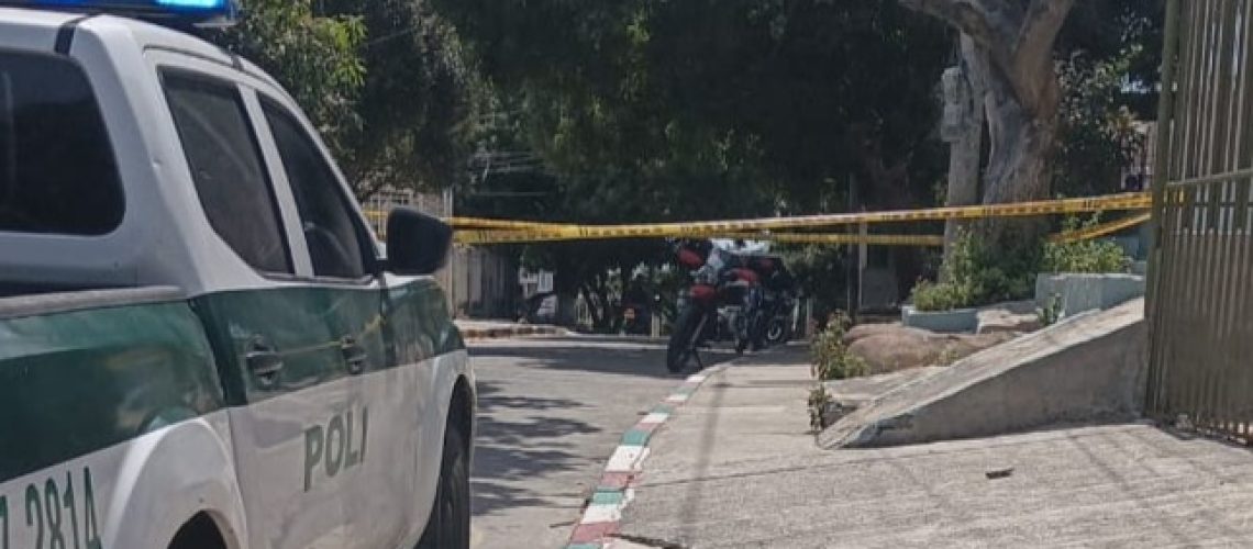 Homicidio barrio El Bosque