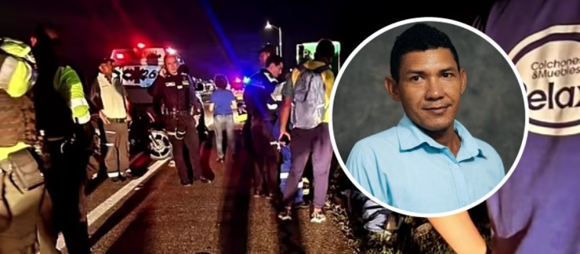 Homicidio hombre en moto la Prosperidad en atraco