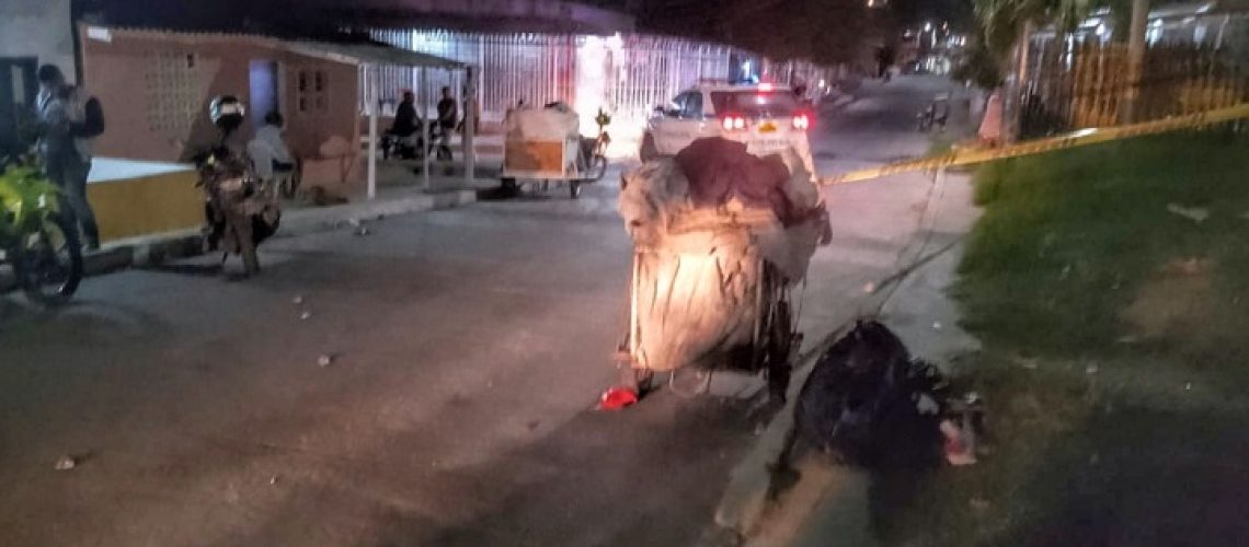 Homicidio reciclador El Bosque foto 1