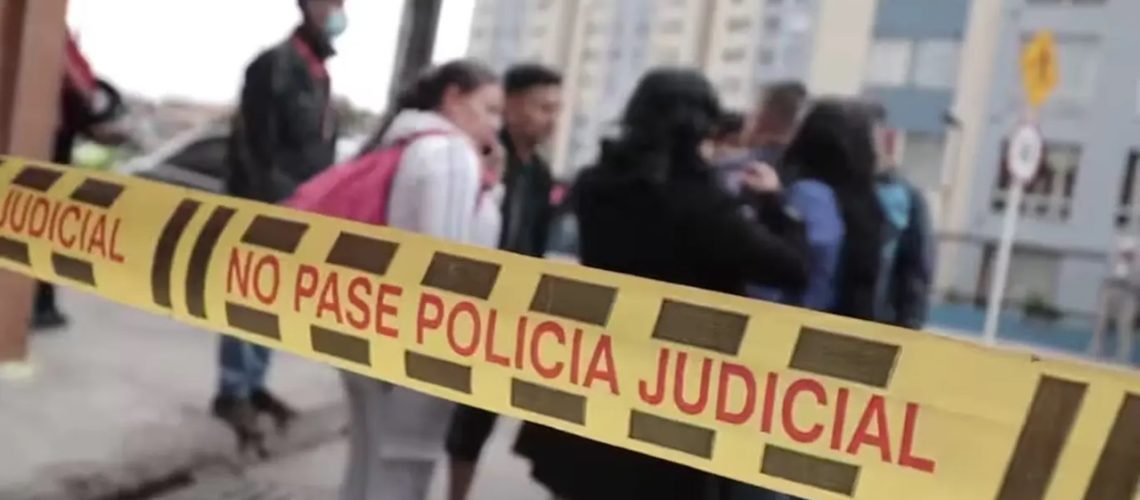 Homicidio tres personas durante rodaje de novela en Bogotá