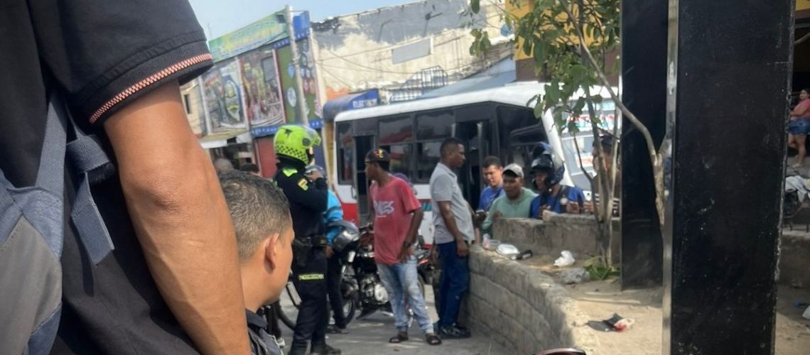 Homicidio vendedor de frutas centro de Barranquilla