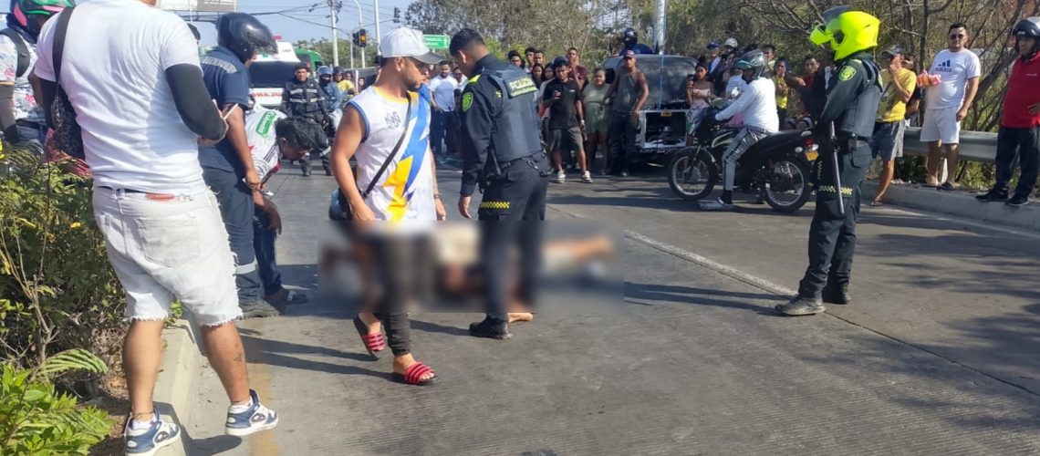 Homicidio vía Platanal Soledad
