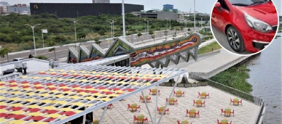 Hurto carro Malecón