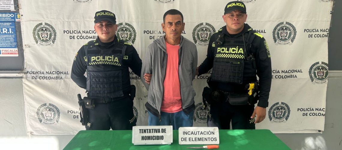 Capturado por intento de feminicidio en el barrio El Bosque