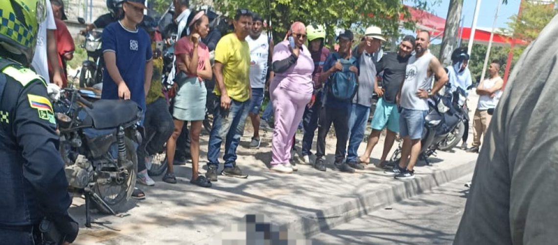 Accidente motociclista Soledad