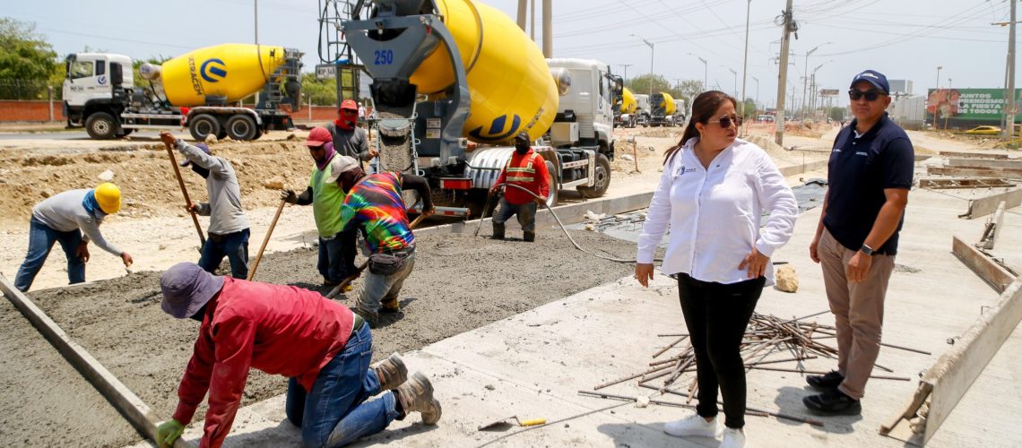 Obras vía Circunvalar Alcaldía de Soledad