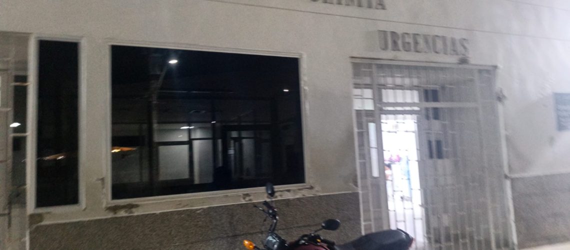 Camino La Luz - Chinita, centro asistencial al que fue llevado el joven.