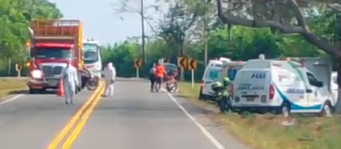 Accidente vehicular entre Baranoa y Campeche