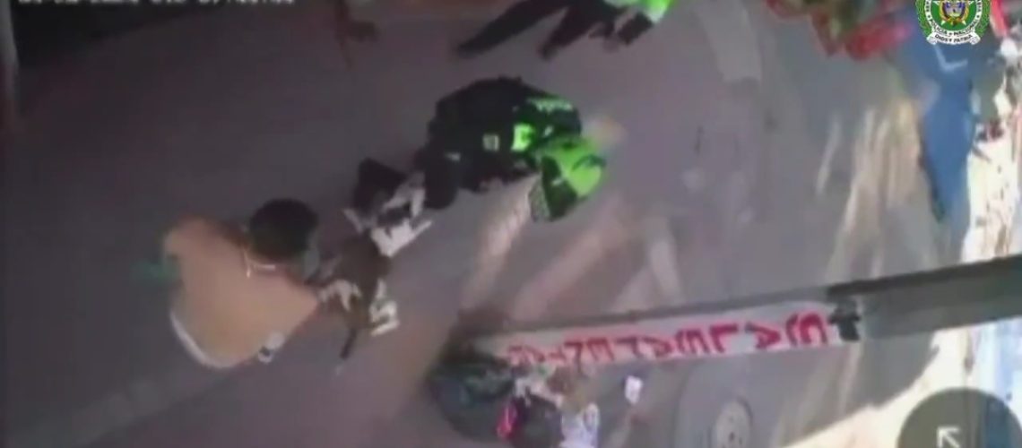 Perro pitbull que atacó a policía en Bogotá