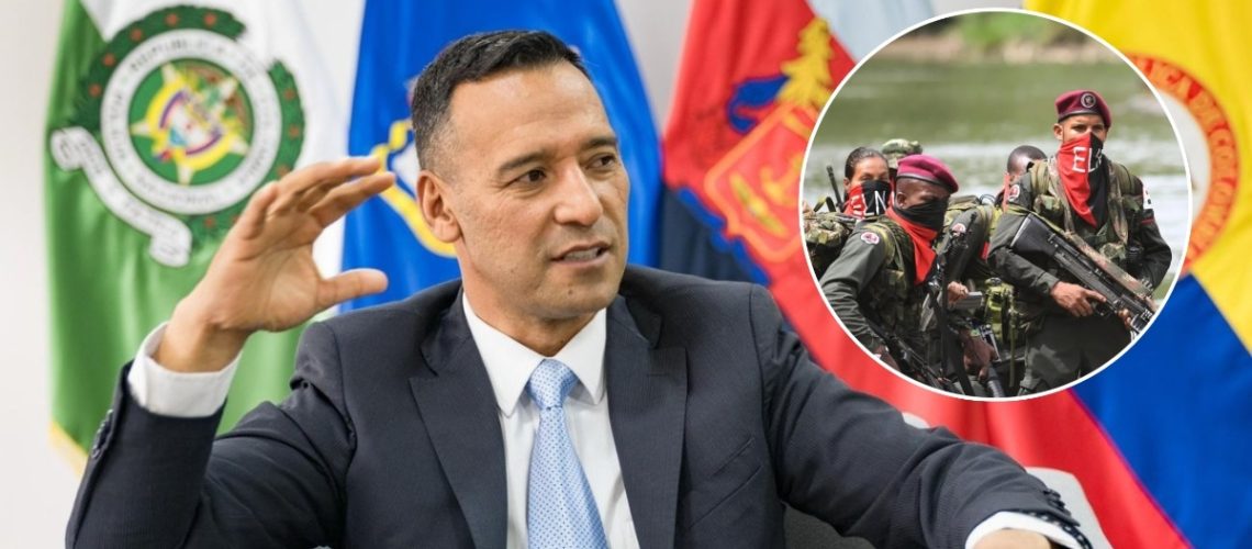 Ministro de Defensa Pedro Sánchez sobre ELN