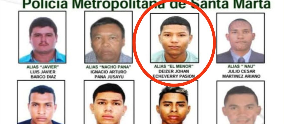 Alias El Menor, asesinado en Santa Marta
