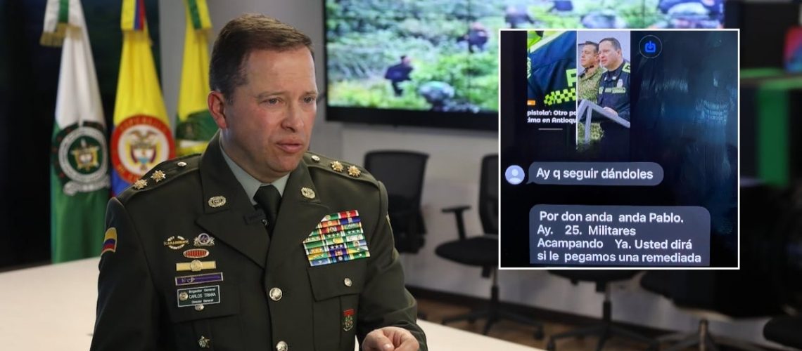 director Policía Nacional, general Carlos Triana