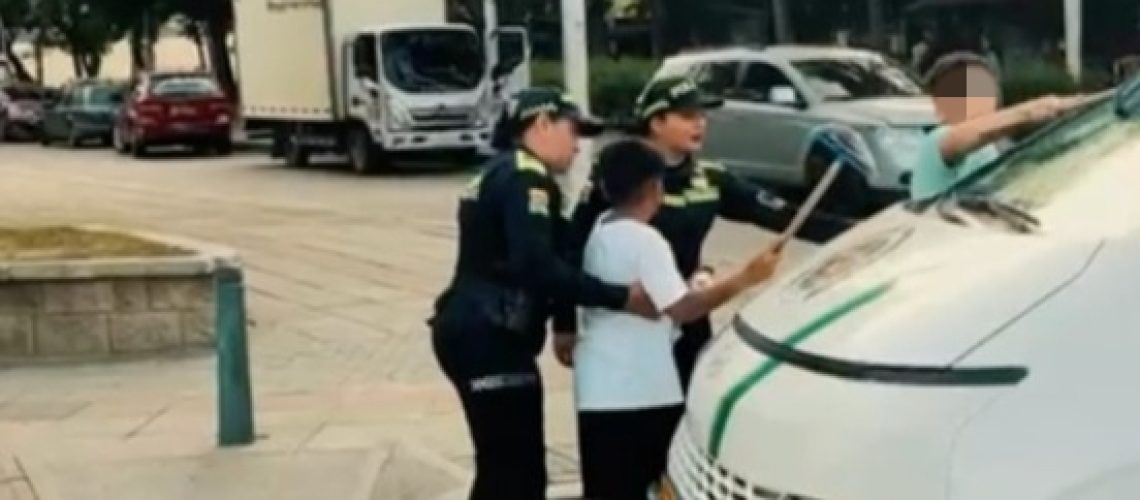 Policía acciones contra el trabajo infantil en Barranquilla