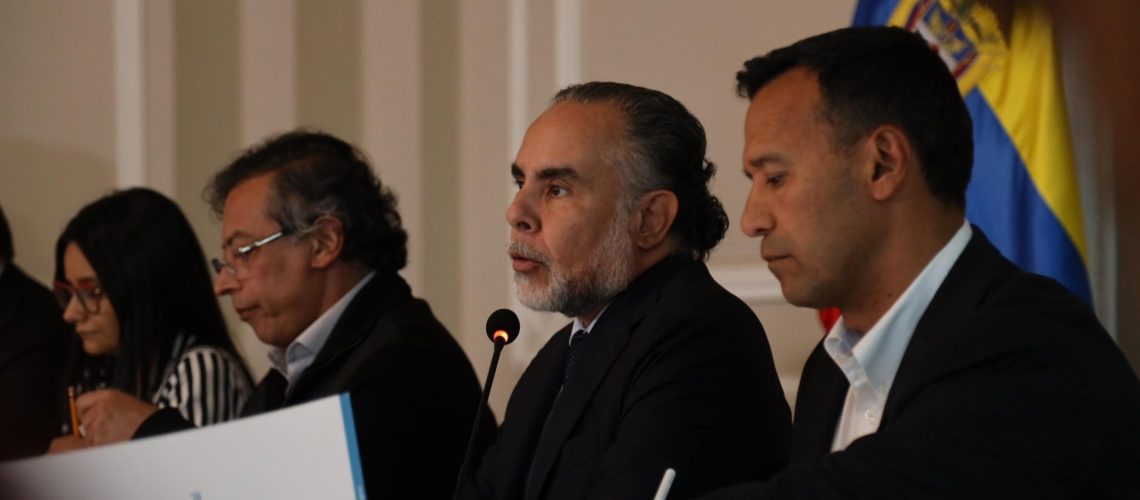 Armando Benedetti, presidente Petro y ministro de Defensa