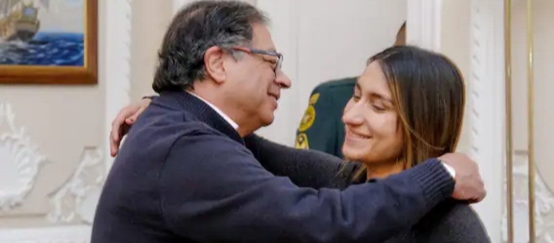 Presidente Gustavo Petro y Laura Sarabia