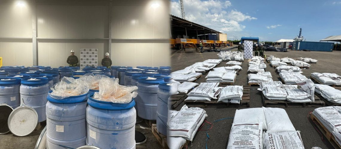 Cinco toneladas de cocaína incautadas en Cartagena