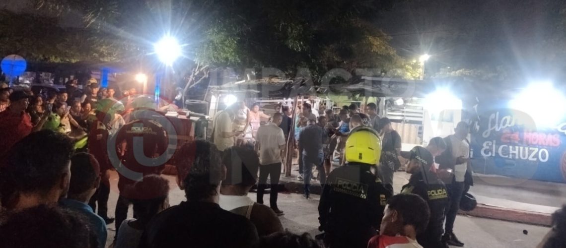 Homicidio y sicario abatido, alias el Roncón, en Las Cayenas