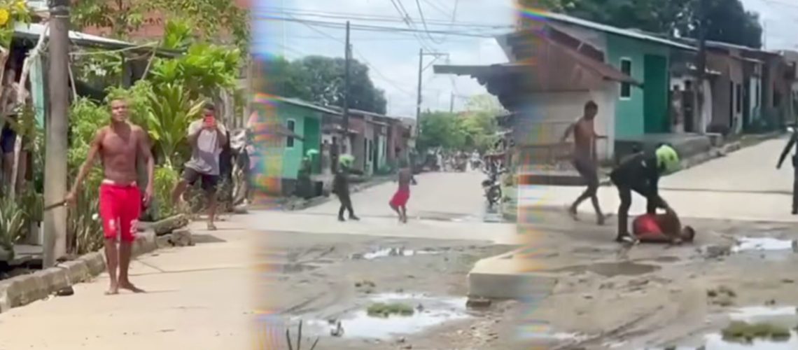 hombre abatido por la Policía en Nechí