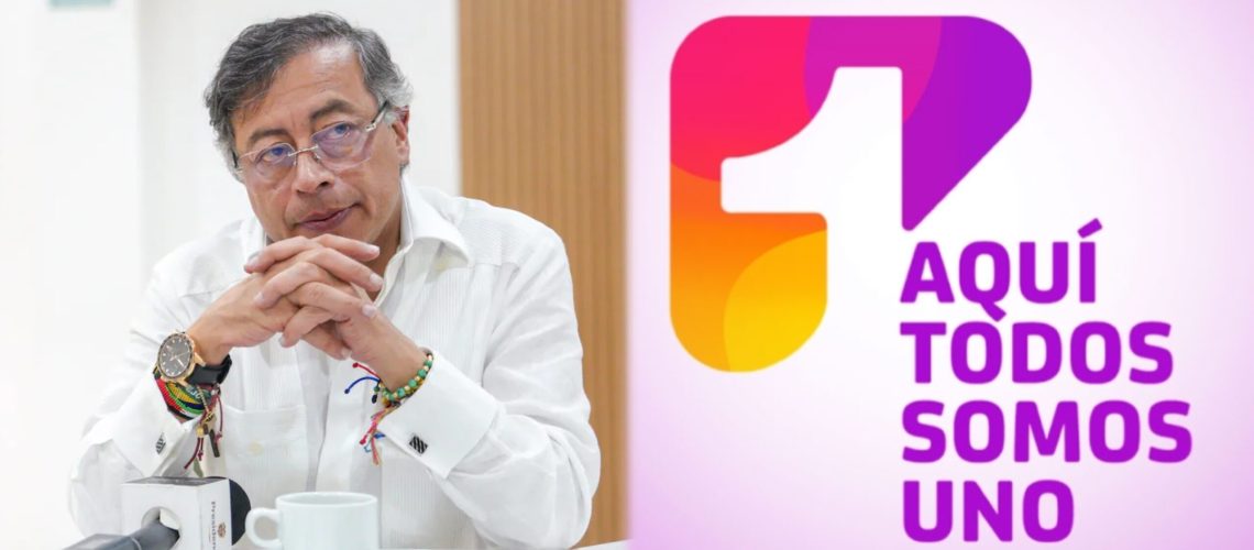 Presidente Gustavo Petro y licitación Canal 1