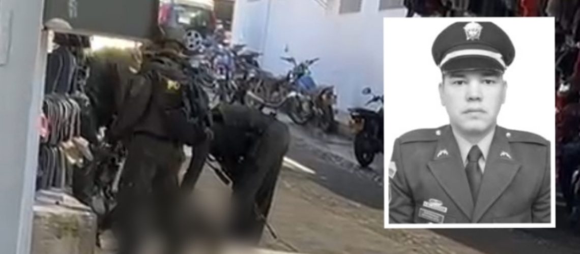 Policía asesinado en El Tarra