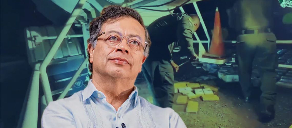 Presidente Petro incautación de cocaína