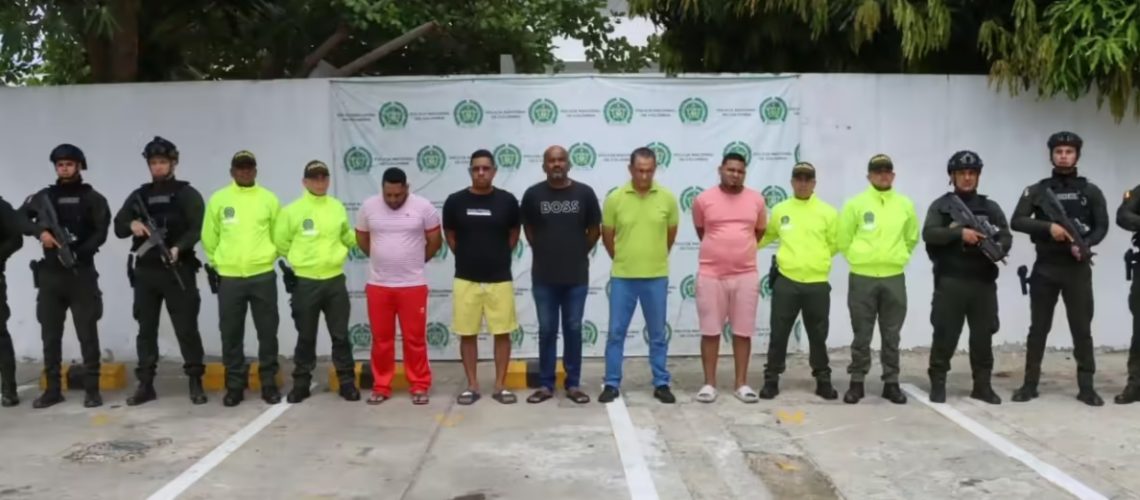 Presuntos narcos capturados en Barranquilla y Santa Marta