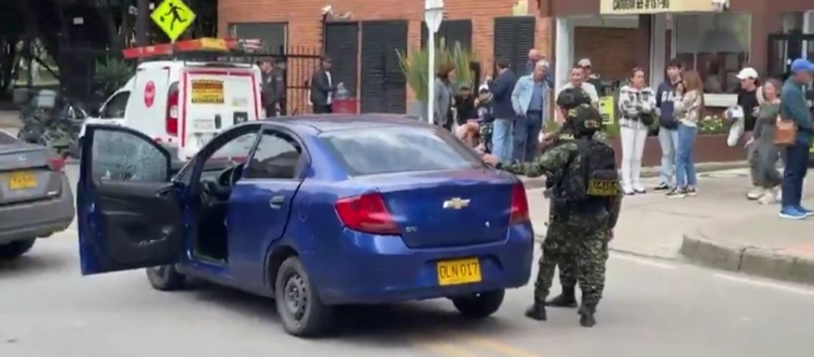 Militares heridos Bogotá