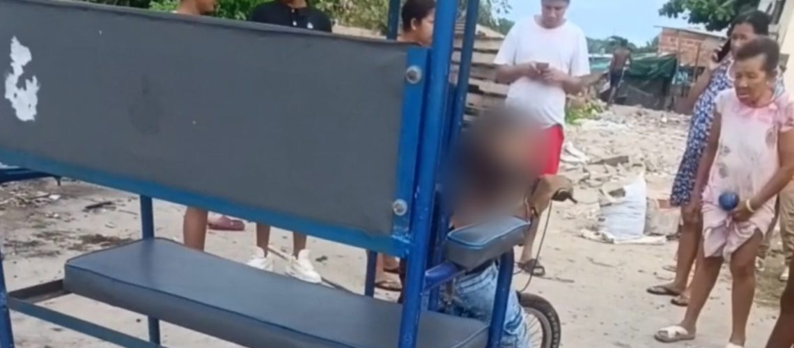 Homicidio bicitaxista barrio Las Flores