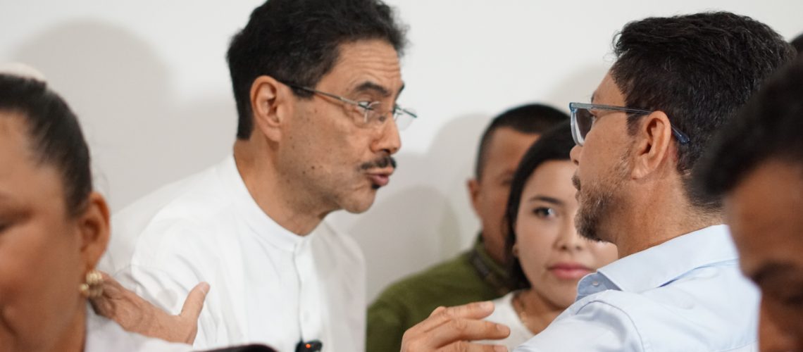 Iván Cepeda y Carlos Caicedo
