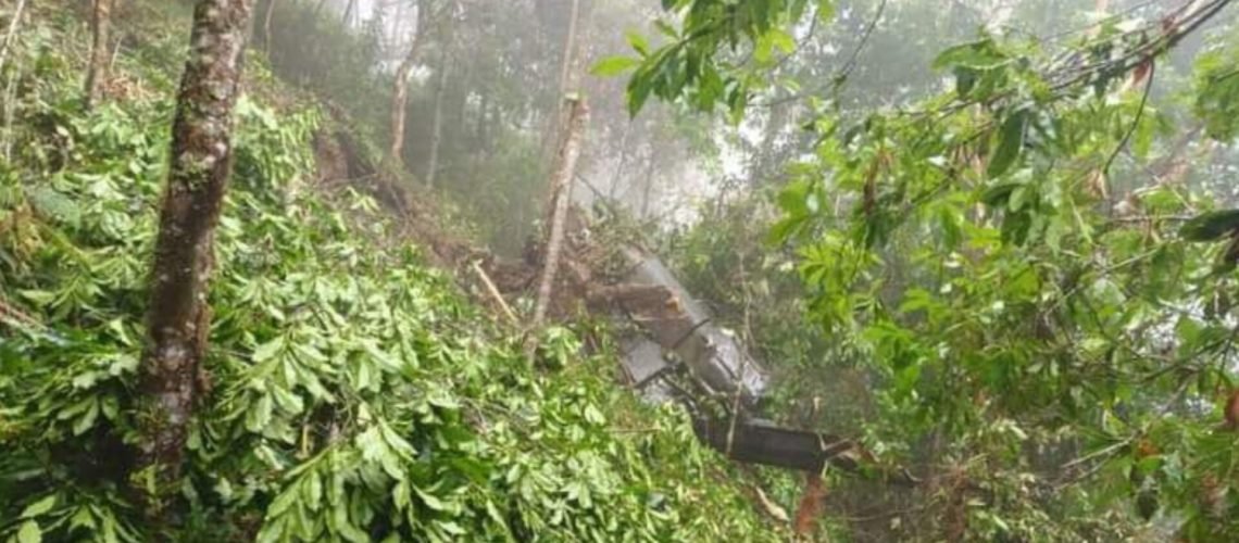 Policías muertos accidente helicóptero en Antioquia