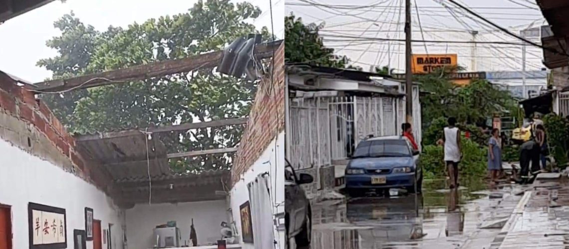 Afectaciones por lluvia en Soledad