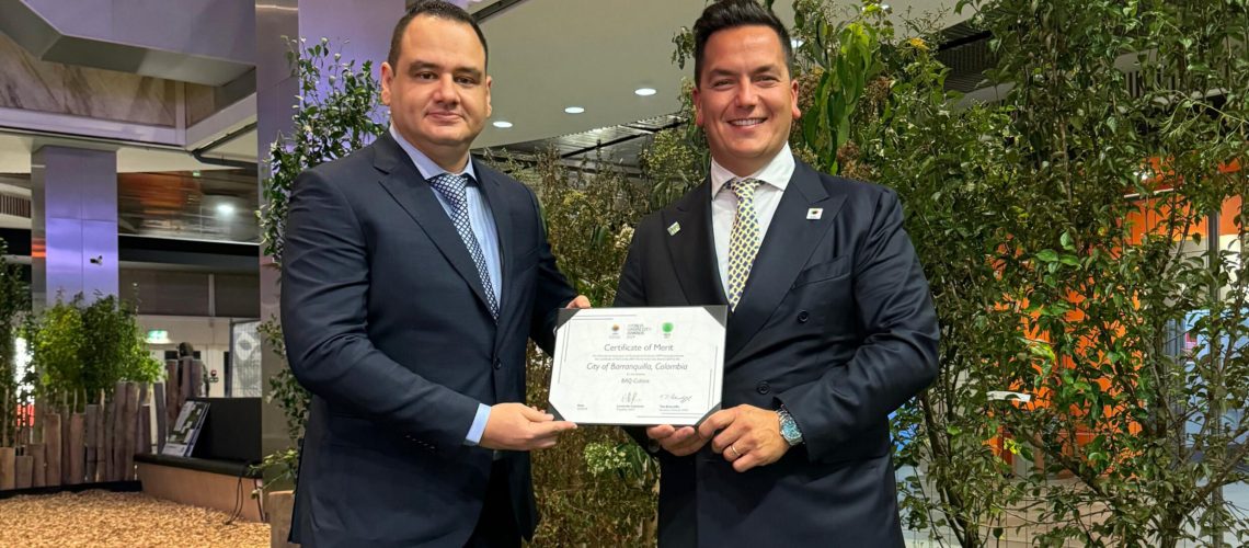 Reconocimiento World Green Awards 2024 a Barranquilla